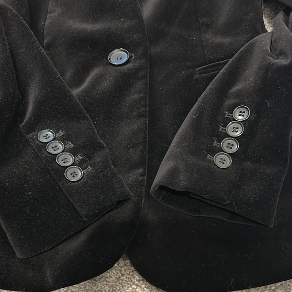 H&am Black Velvet Blazer - Picture 3 of 5